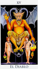El Diablo - Arcanos Mayores del Tarot - Radiant